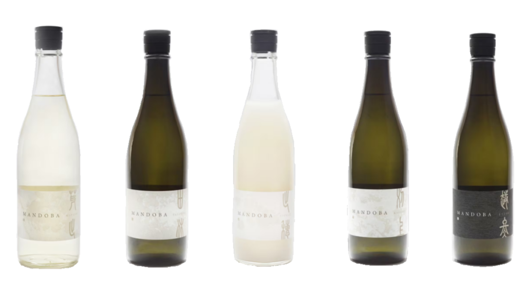 MANDOBA全5種が並んでいる画像